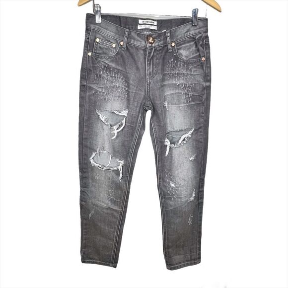 One Teaspoon Grey Black Awesome Baggies Size 25 - Picture 3 of 12